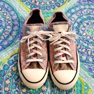 converse MISSONI multicolored metallic!! like new.. size women's 8/men's 6